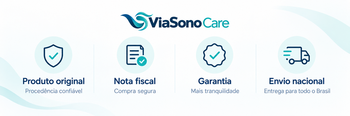 ViaSono Care - Produto original, nota fiscal, garantia e envio nacional