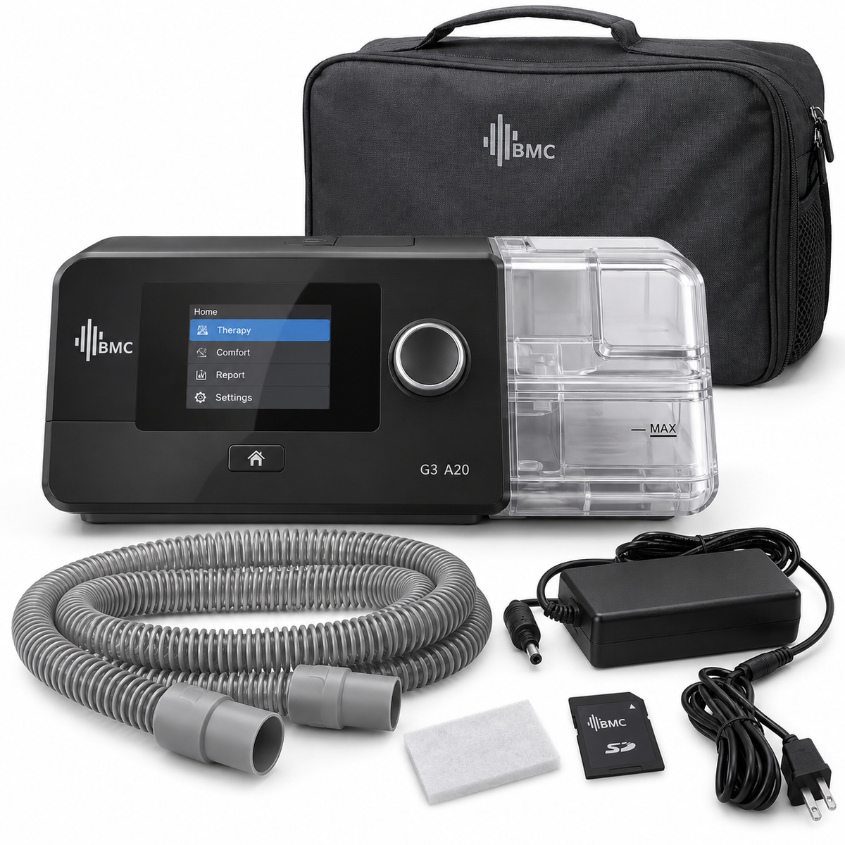 Kit CPAP Automático BMC G3 A20 com acessórios